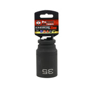 35MM - 3/4" Drive 6 Point Metric Deep Impact Socket Impact
