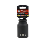 38MM - 3/4" Drive 6 Point Metric Deep Impact Socket Impact