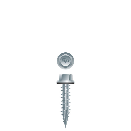 #14 Strong-Point Hex Washer Head w/ Washer 14-10 x 3, Type '17', Strong-Shield