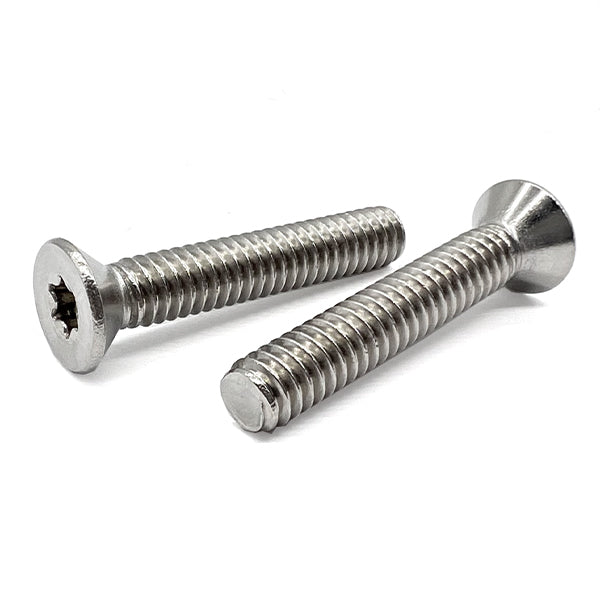 1/4-20x1-1/4" 18-8 Stainless Steel Star Drive Flat Head Machine Screws