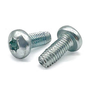 M5-0.80x12 Star Drive Pan Head Thread Forming Screws Zinc
