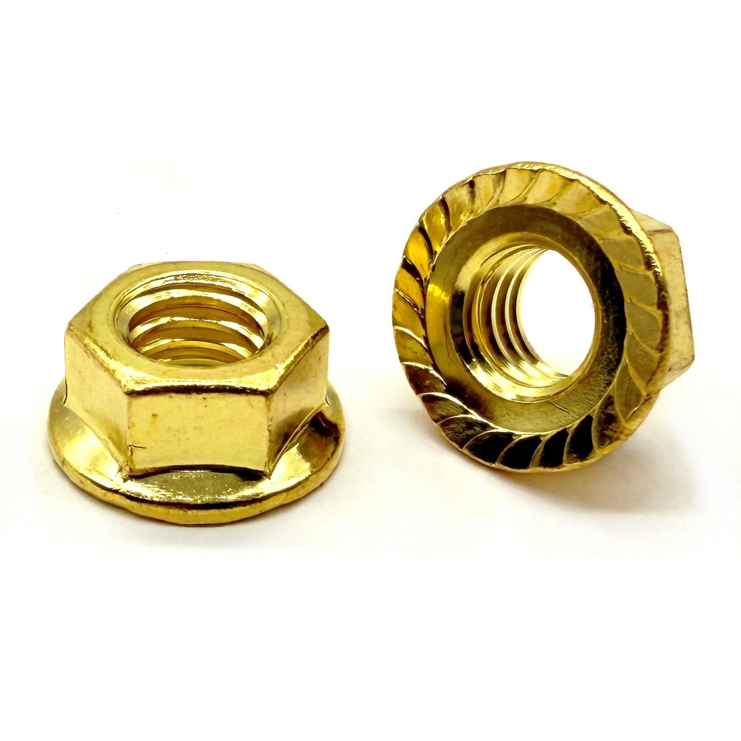 brass-serrated-hex-flange-lock