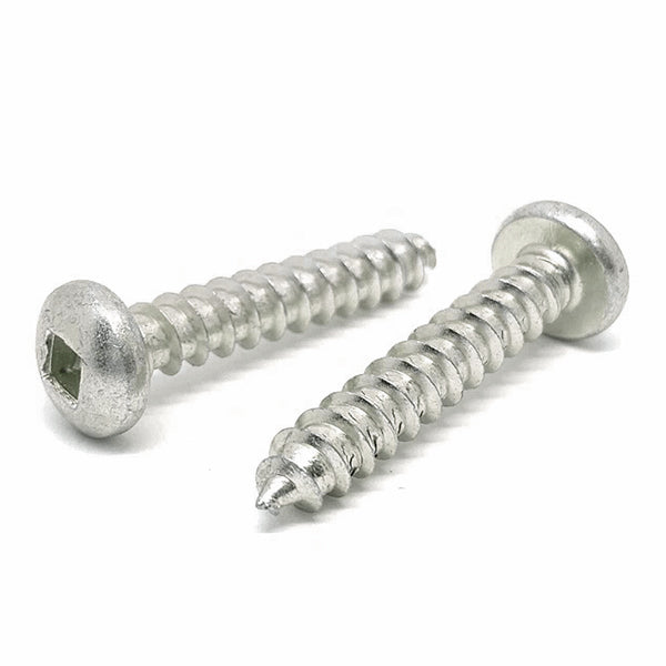 #10x1-1/2" Stainless Steel Square Pan Head Type A Self Tapping Screws