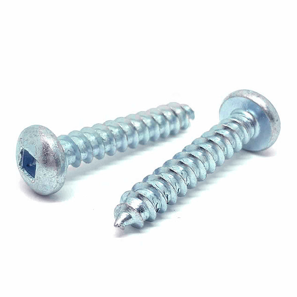 #10x3/4" Square Pan Head Type AB Self Tapping Sheet Metal Screws Zinc