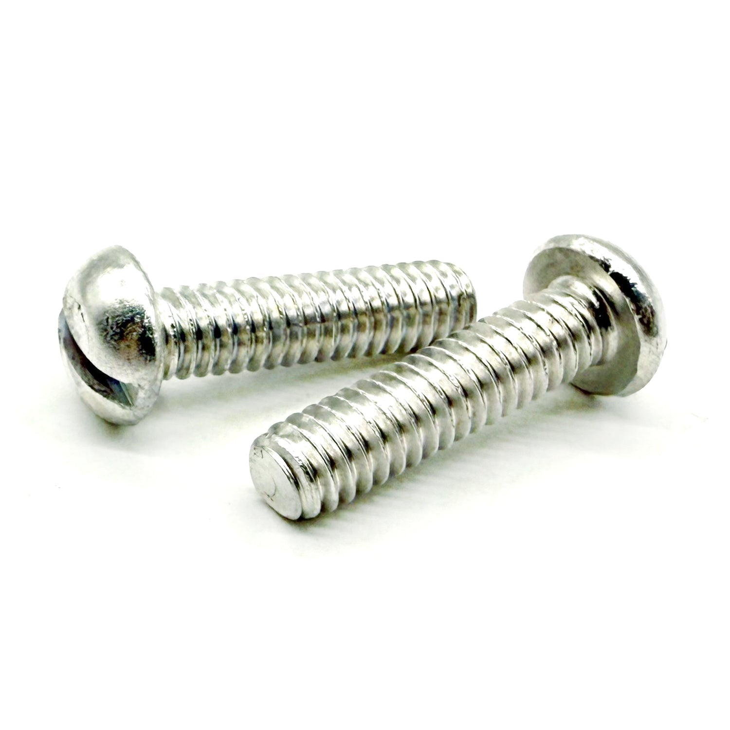 #10-32x1" Aluminum Slotted Round Head Machine Screw