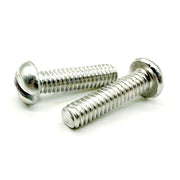 #10-32x3/4" Aluminum Slotted Round Head Machine Screw