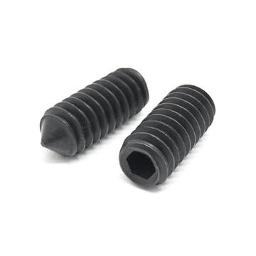 5/16-24x1/2" Alloy Cone Point Allen Socket Set Screw Black Oxide