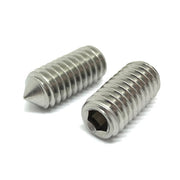 #8-32x1/4" Stainless Steel Cone Point Allen Socket Set Screw