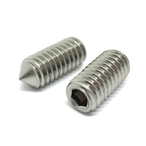 #10-32x5/16" Stainless Steel Cone Point Allen Socket Set Screw