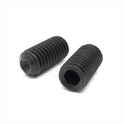 M3-0.5x5 Class 45H Cup Point Allen Socket Set Screws Black Oxide