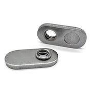 M6-1.0 Single Tab Spot Weld Nuts w/ Target