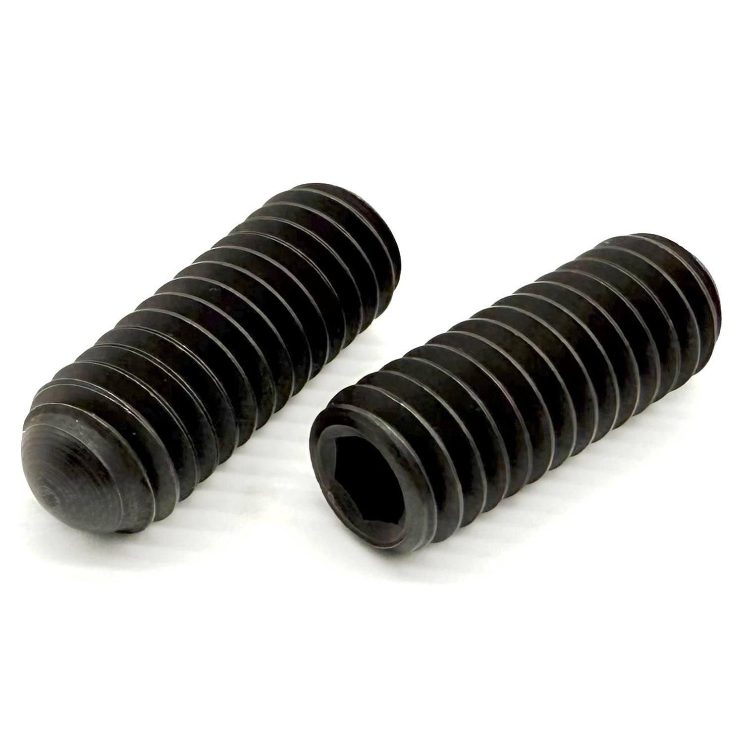 5/16"-18x5/16" Alloy Oval Point Allen Socket Set Screw Black Oxide