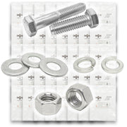 1/4"-28 Fine 18-8 Stainless Steel Hex Cap Screws, Nuts, & Washers - 1148 PCS
