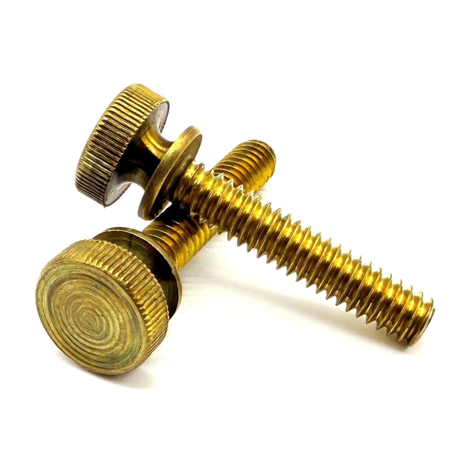 #10-24x3/4" Brass Thumb Screw