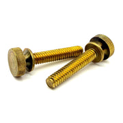 1/4"-20x1-1/2" Brass Thumb Screw