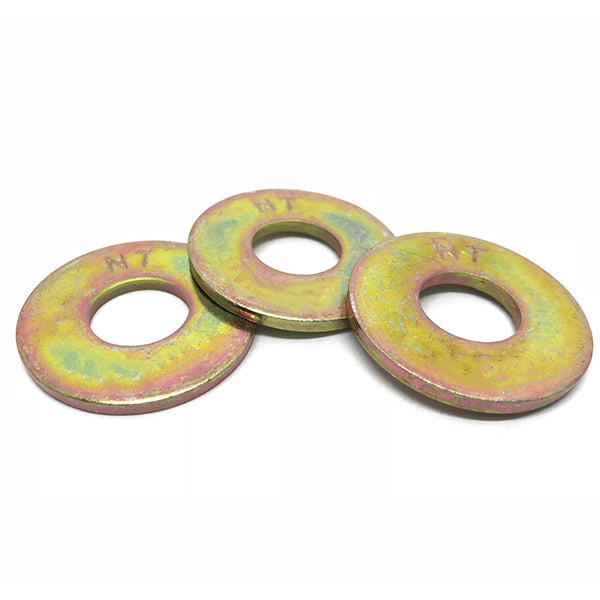 5/8" USS Grade 8 Flat Washers Zinc Yellow