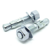 3/8-16x3" Wedge Anchor w/ Nut & Washer Zinc Clear Steel