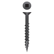 #8 Strong-Point Flat Head w/Nibs 8 x 1-1/4, SQ, Type '17', Black Oxide