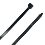 11.1" - 50LBS Nylon Cable Zip Ties UV Resistant Black