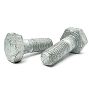 1-8x4-1/2" A325 Structural Hex Bolts Partial Thread Hot Dip Galvanized