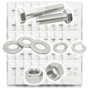 Inch 18-8 Stainless Hex Cap Screws, Hex Nuts, Flat & Lock Washers - 2011 PCS