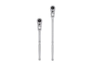 1/2 Inch Drive Flex Head Quick-Release Ratchet Set, 2-Piece (10-1/2, 14 in.)