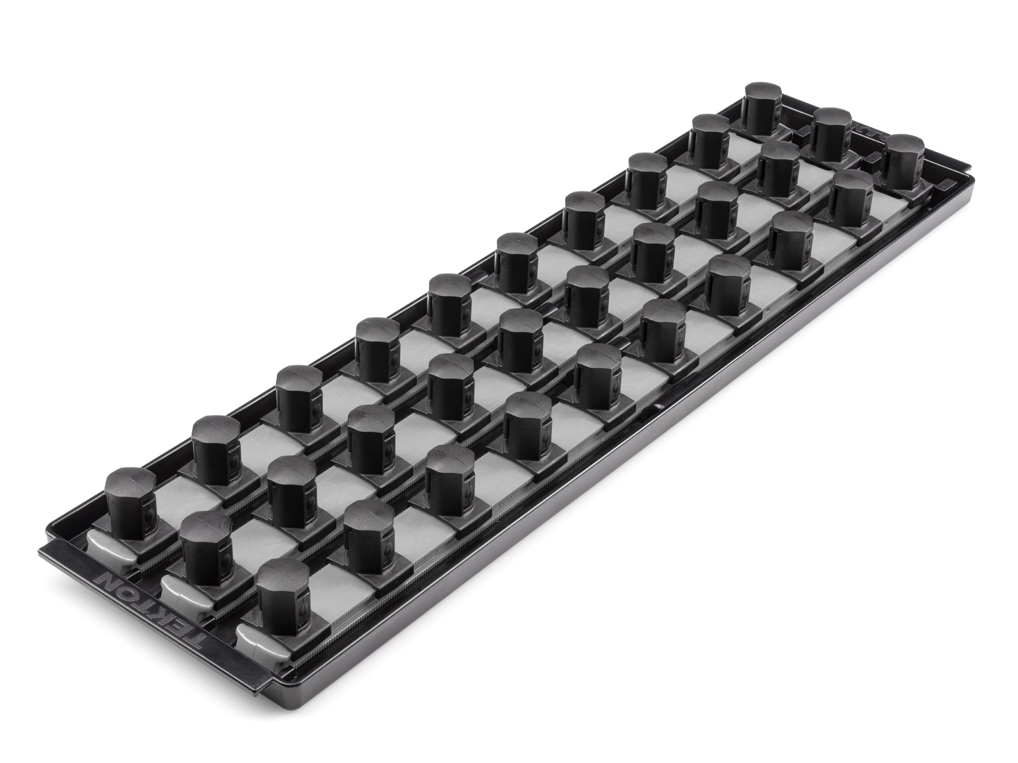 3/4 Inch Drive 3-Rail Socket Organizer Set, Gray (30-Tool)